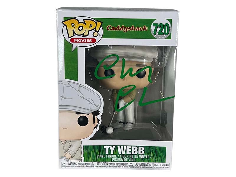 Chevy Chase (Ty Webb) Christmas Vacation Signed Funko Pop Figure Beckett