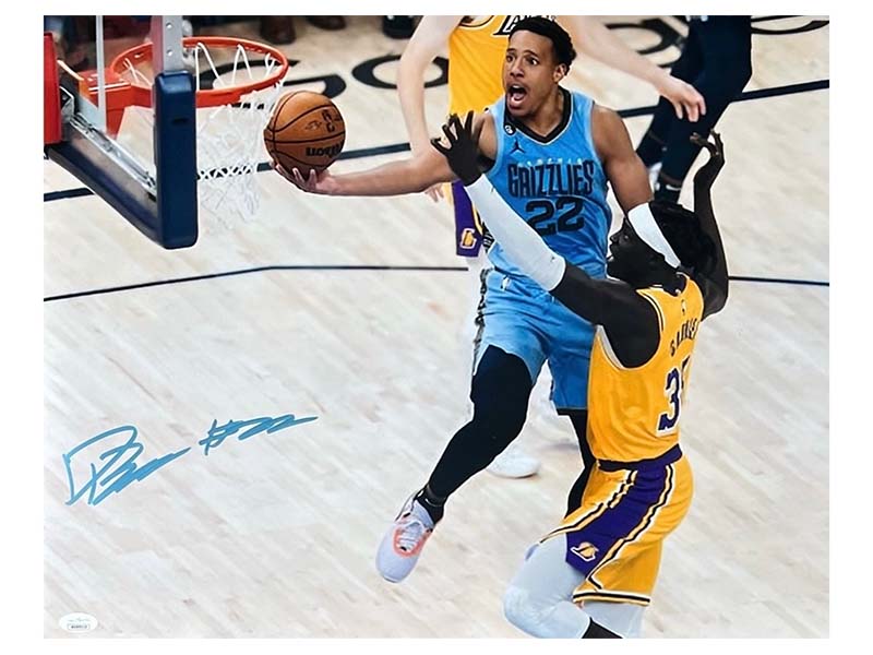 Desmond Bane Signed Autographed 16x20 Memphis Grizzlies Vs Los Angeles Lakers NBA Photo JSA