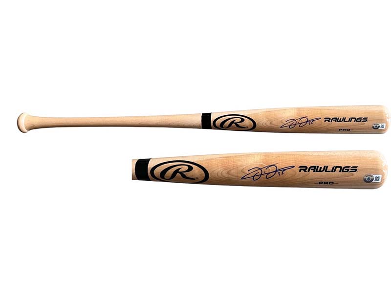 Frank Thomas Autographed Signed Rawlings Blond Baseball Bat (Beckett)