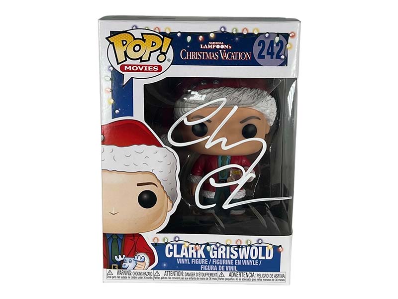 Autographed/Signed Chevy Chase Clark Griswold Christmas Vacation