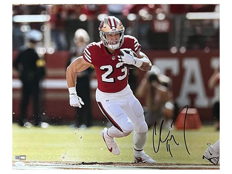 Christian McCaffrey Autographed 16x20 Photo San Francisco 49ers