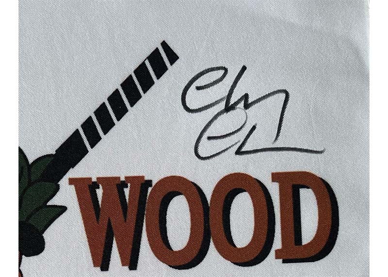Chevy Chase Caddyshack Autographed Bushwood 13x18 Pin Flag
