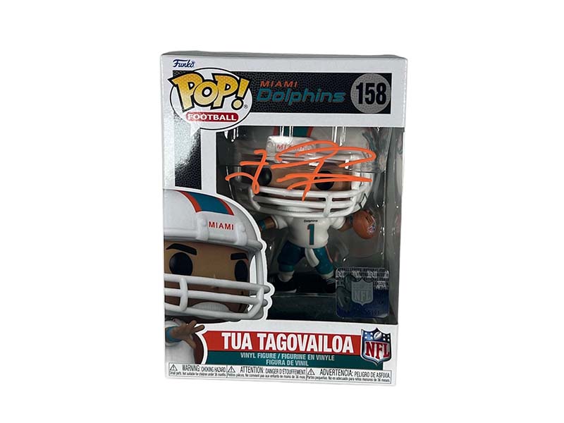 Tua Tagovailoa Signed Miami Dolphins NFL Funko Pop Beckett