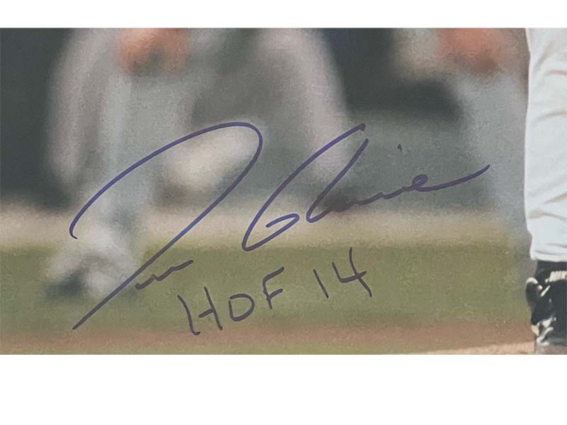 Tom Glavine Signed Atlanta Braves 16x20 Framed Baseball Photo JSA HOF 14 Insc