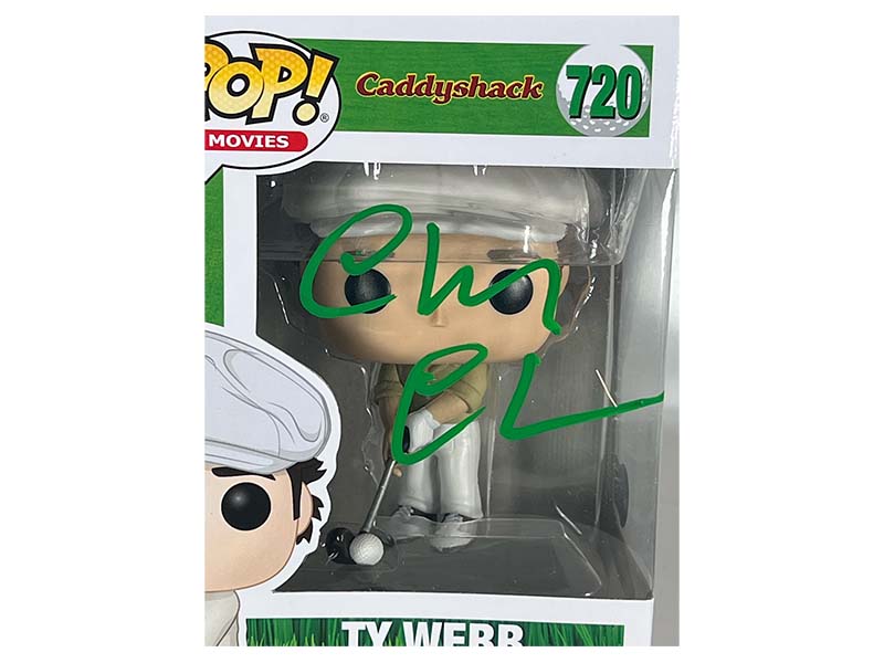 Chevy Chase (Ty Webb) Christmas Vacation Signed Funko Pop Figure Beckett
