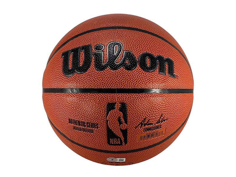 Allen Iverson Autographed Wilson Authentic Series NBA basketball Beckett