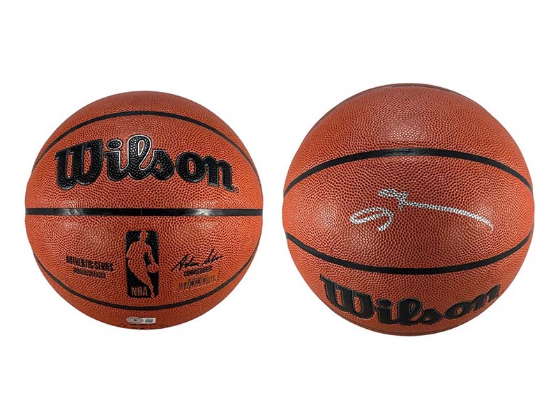 Allen Iverson Autographed Wilson Authentic Series NBA basketball Beckett