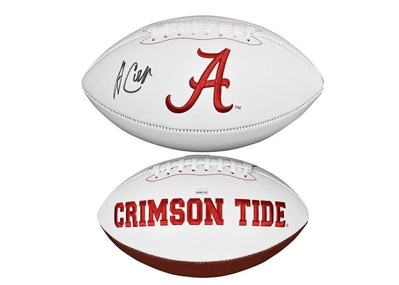 Amari Cooper Signed Alabama Crimson Tide Official Team Logo Football JSA