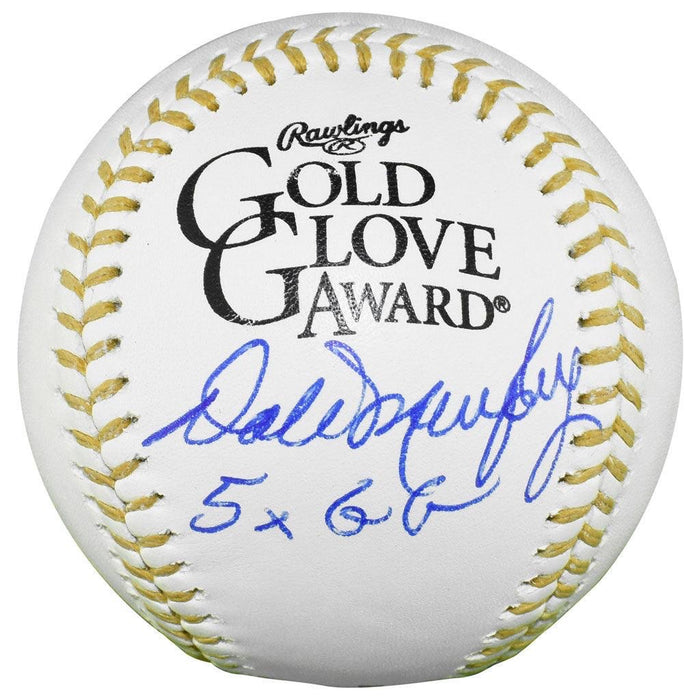 Dale Murphy Signed Official Major League Gold Glove Baseball (JSA) 82,83 NL MVP Inscription