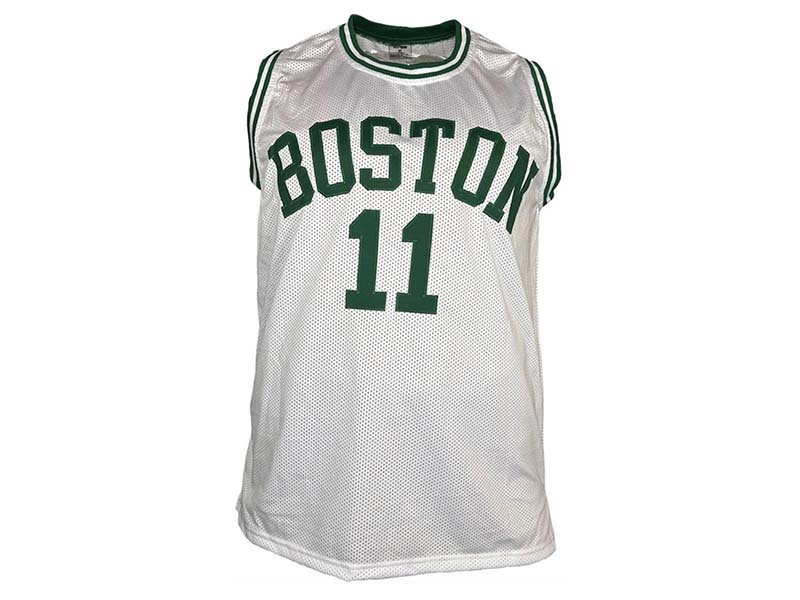 Charlie Scott Signed HOF 18 Inscription Boston white Custom Basketball Jersey (Beckett)