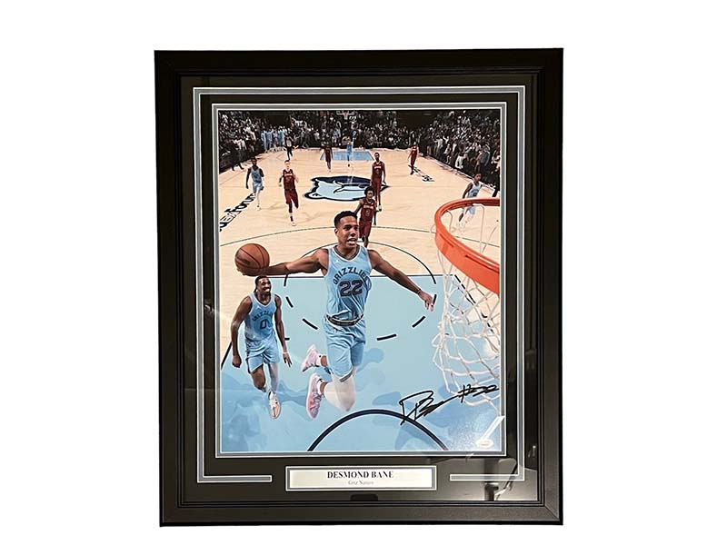 Desmond Bane Signed Autographed 16x20 Memphis Grizzlies NBA Framed Photo (JSA)
