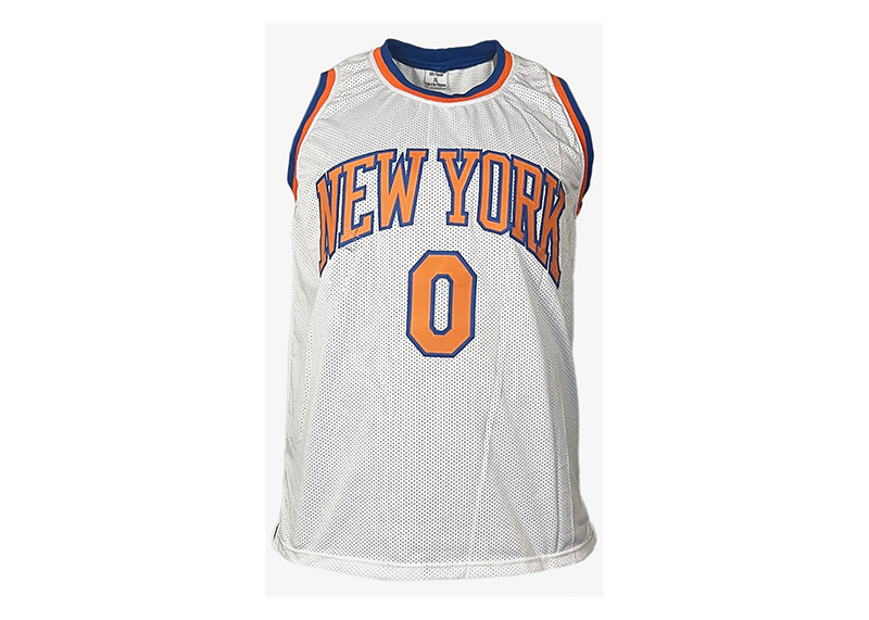Donte Divincenzo Signed Custom New York White Basketball Jersey (Beckett)