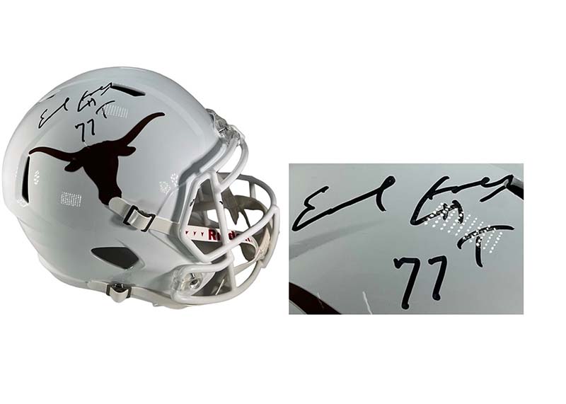 Earl Campbell Signed Texas Longhorns Speed Mini Helmet JSA