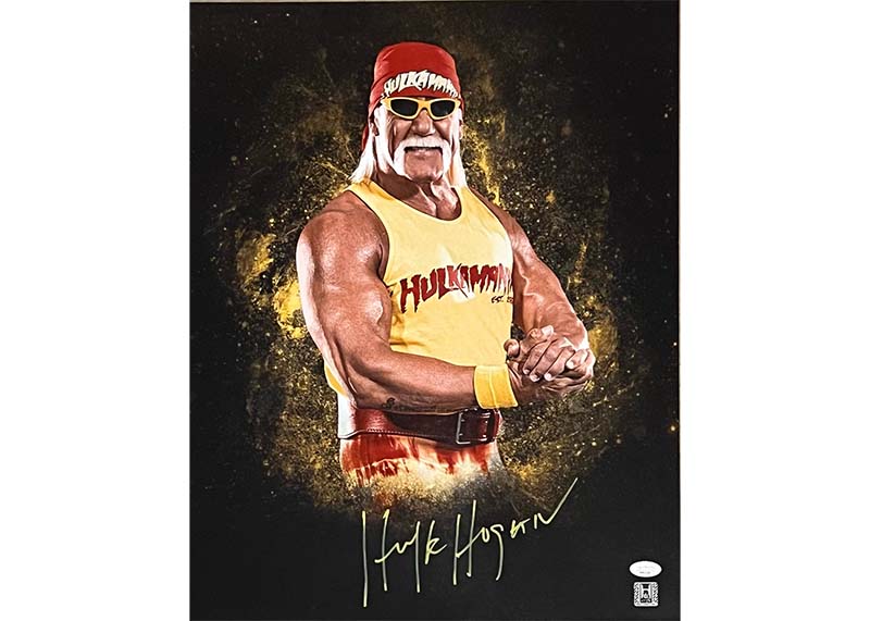 Hulk Hogan Signed 16x20 Wrestling Photo JSA