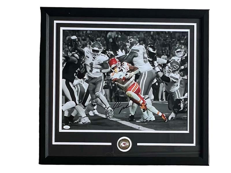 Isaiah Pacheco Kansas City Chiefs Signed 16x20 Super Bowl Vs