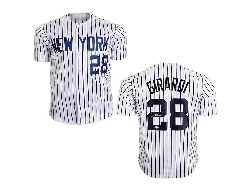 Joe Girardi Autographed New York Pro Edition Baseball Jersey Pinstripe (JSA)