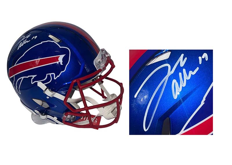 Josh Allen Signed Full Size Buffalo Bills Authentic Football Helmet Beckett