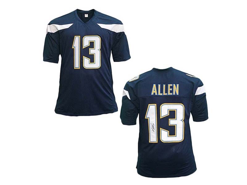 Los Angeles Chargers Keenan Allen Autographed Pro Style Dark Blue