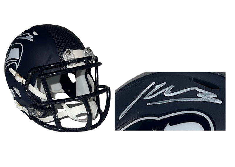 Kenneth Walker III Signed Seattle Seahawks Mini Speed Football Helmet Beckett