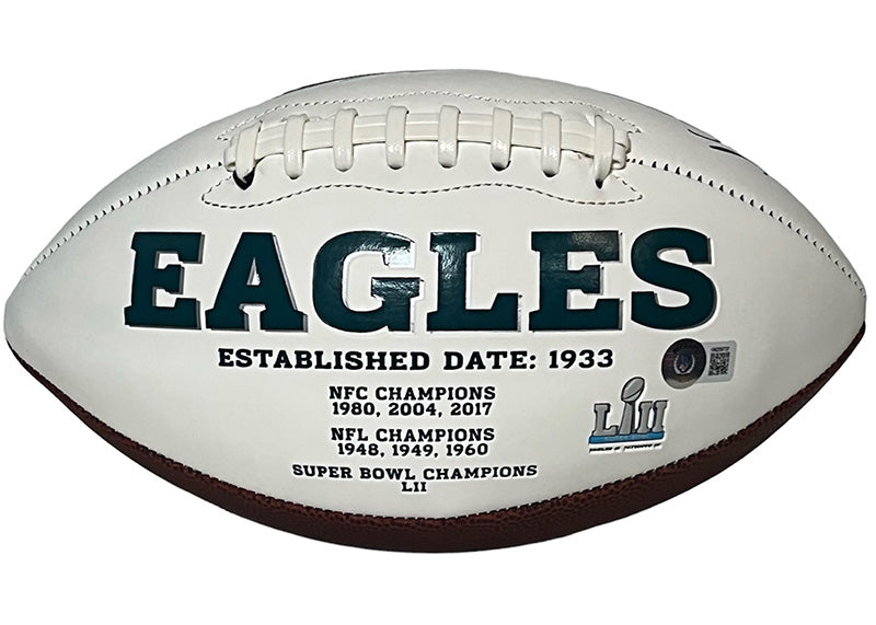 LeSean McCoy Signed Philadelphia Eagles Logo Football Beckett