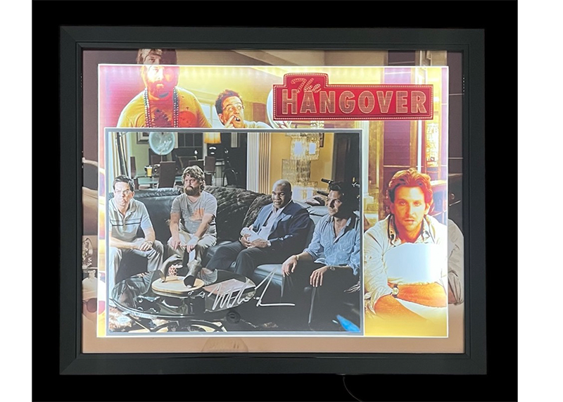 Mike Tyson Hangover Movie Signed 3D Framed Photos W LED Lights 33x27