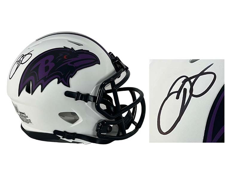 Odell Beckham Jr. Signed Lunar Baltimore Ravens Mini Helmet Beckett –  Golden Autographs