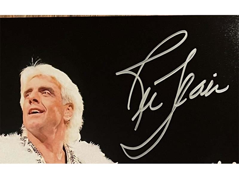Ric Flair Autographed 11x14 Photo JSA