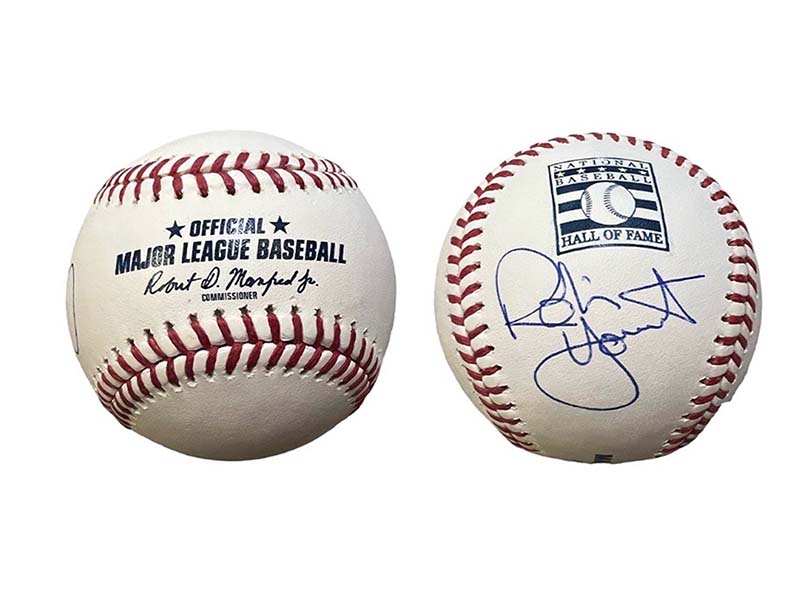 Robin Yount Autographed Official Major League HOF Logo Baseball (Beckett)