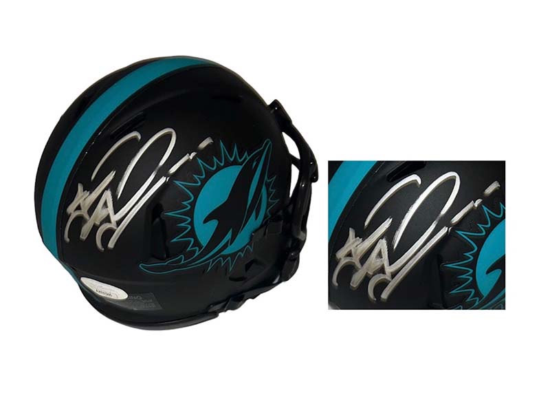 Tua Tagovailoa Signed Custom Teal Football Jersey (JSA) – Golden Autographs