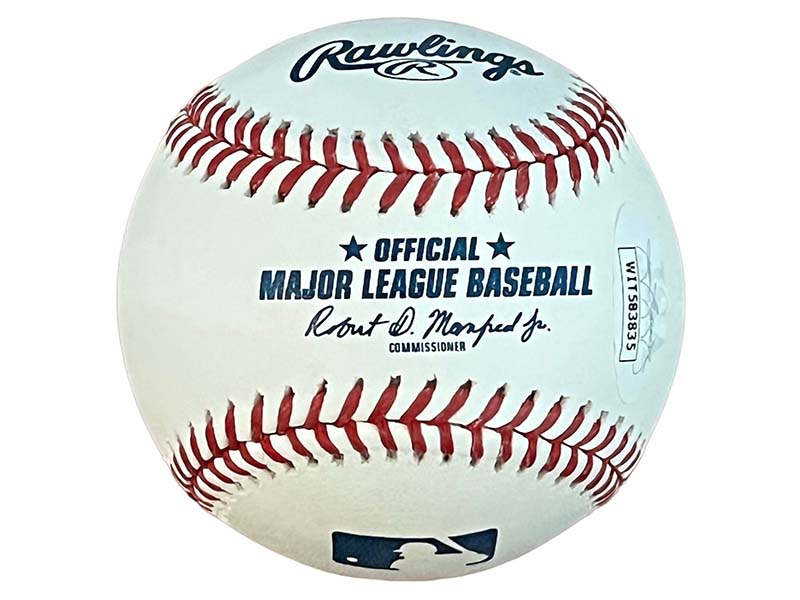 Tim McCarver Autographed official Major League Baseball (JSA)