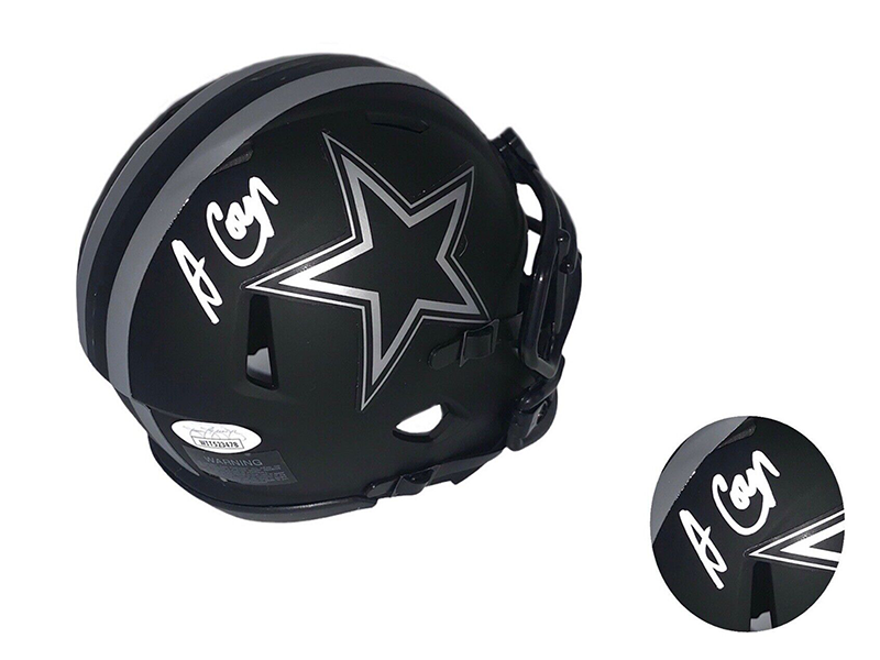 Amari Cooper Autographed Dallas Cowboys Eclipse Speed Mini Helmet (JSA)