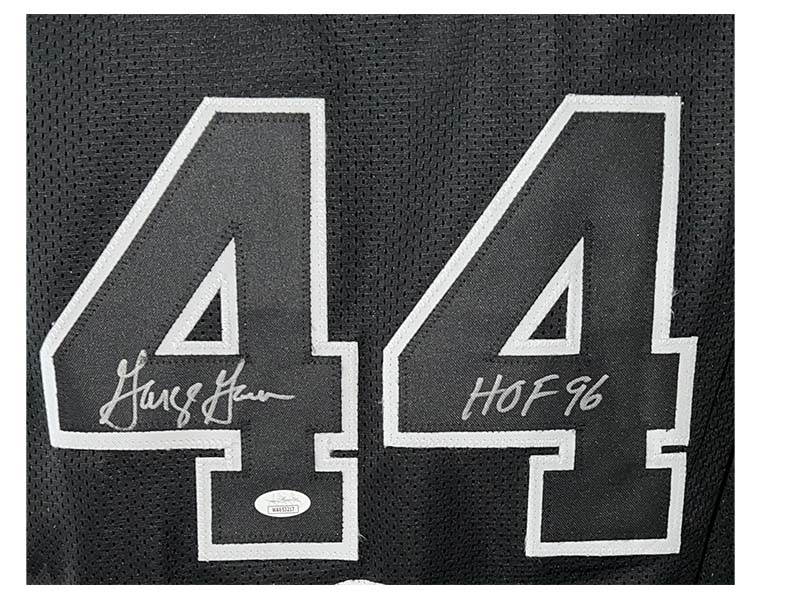 George Gervin Autographed HOF 96 Inscription San Antonio Black Basketball Jersey (JSA)