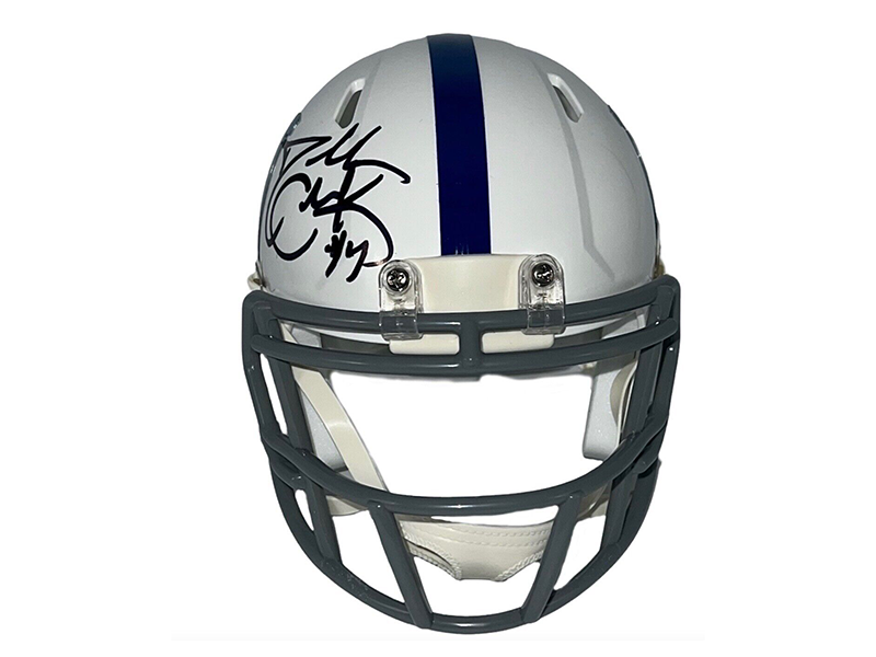 Dallas Clark Autographed Indianapolis Colts Speed Mini-Helmet JSA