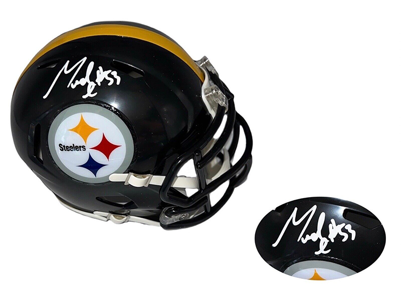 Autographed Pittsburgh Steelers Mini Helmets, Autographed