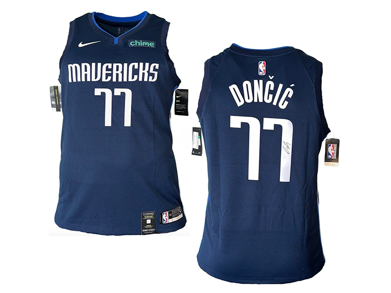 Luka Doncic Nike Authentic City Edition Dallas Mavericks Jersey 
