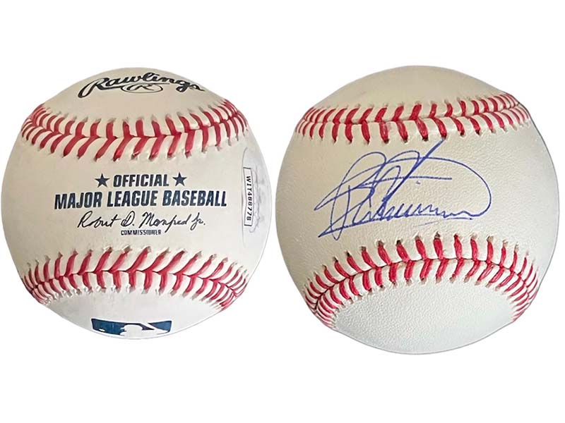 Bartolo colon Autographed official Major League Baseball (JSA)