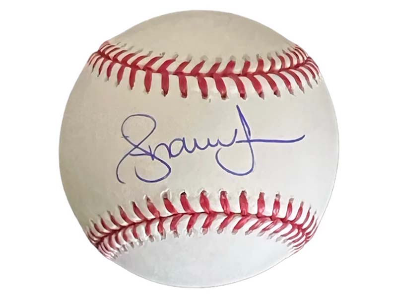 Andruw Jones Autographed Official Major League Baseball (JSA)