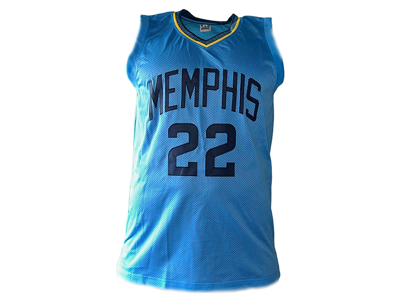 Desmond Bane Autographed Memphis Pro Style Basketball jersey (JSA)
