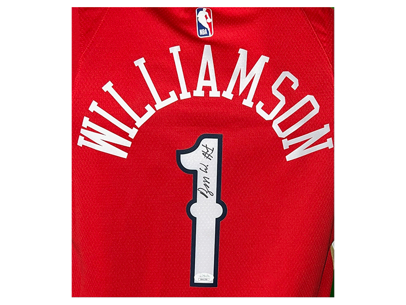 Zion Williamson New Orleans Pelicans Autographed Authentic NBA Jordan Jersey JSA