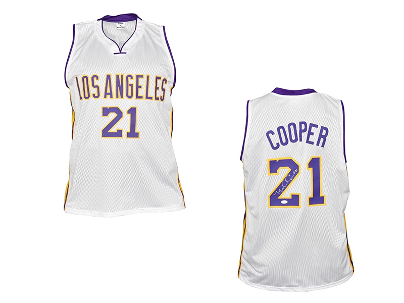 Michael Cooper Autographed Los Angeles White Basketball Jersey (JSA)