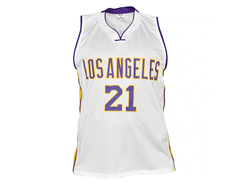Michael Cooper Autographed Los Angeles White Basketball Jersey (JSA)