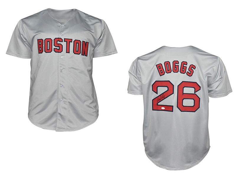 Autographed/Signed Wade Boggs Boston White Baseball Jersey JSA COA at  's Sports Collectibles Store