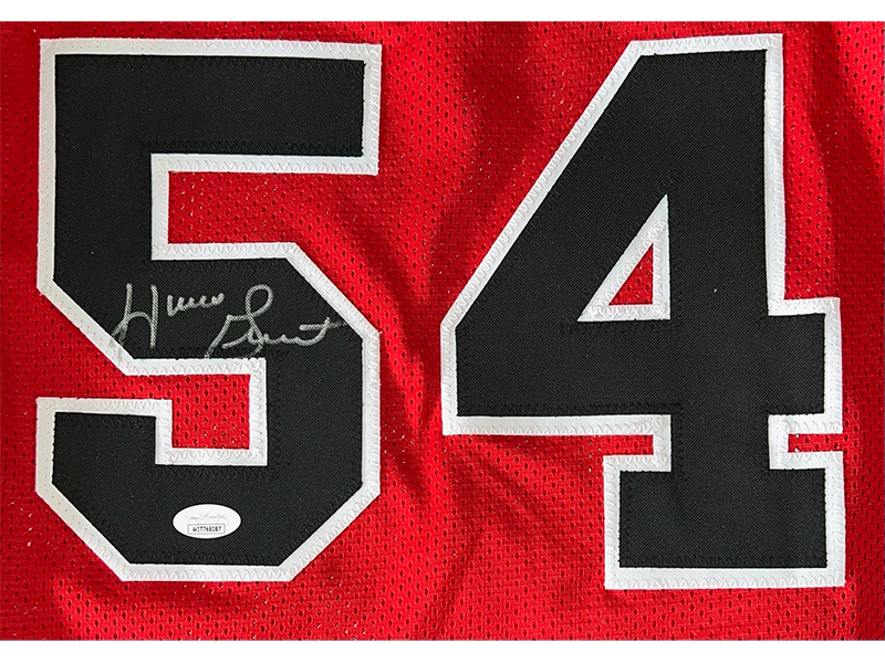 Horace Grant Autographed Pro Style Chicago Red Custom Jersey JSA