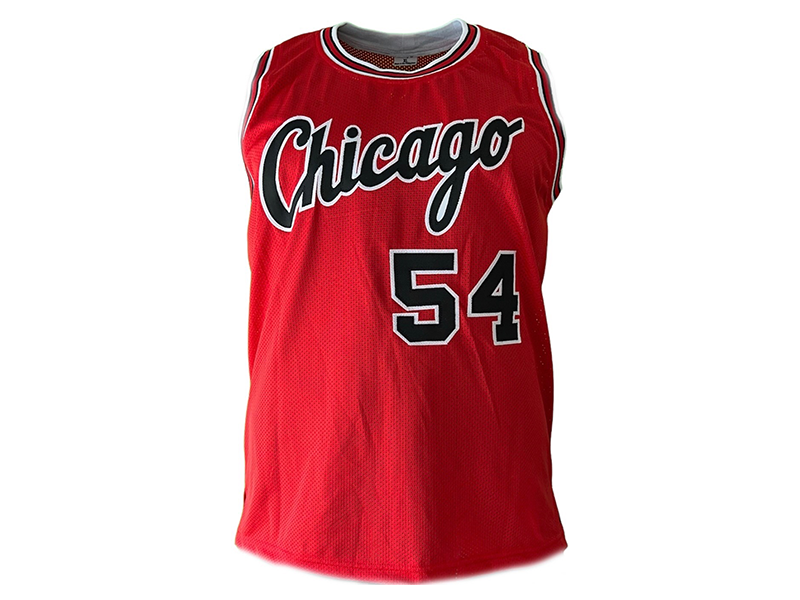 Horace Grant Autographed Pro Style Chicago Red Custom Jersey JSA