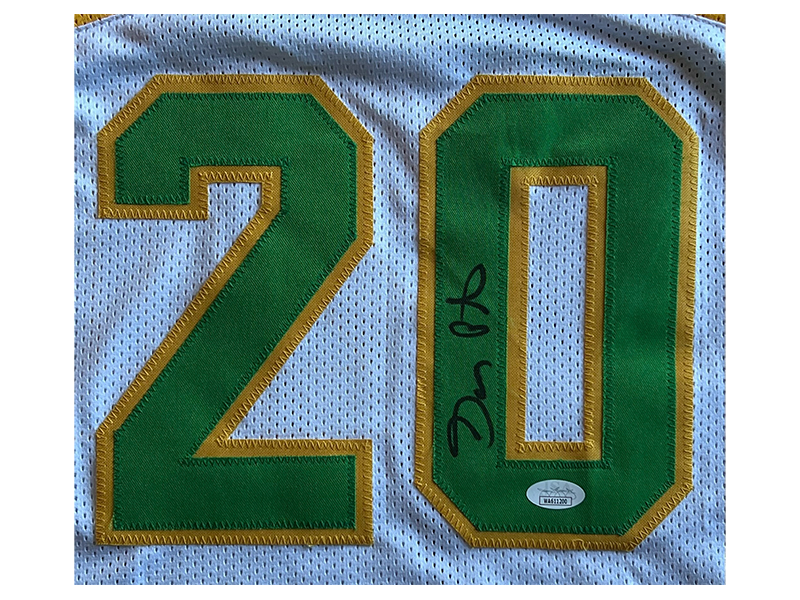 Gary Payton Autographed Seattle Pro Style White Basketball Jersey (JSA)