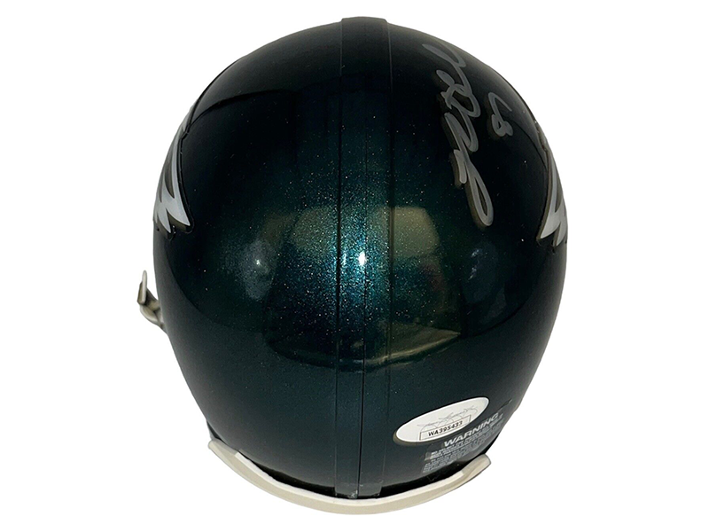 Brent Celek Philadelphia Eagles Autographed Regular Mini Helmet ( JSA )