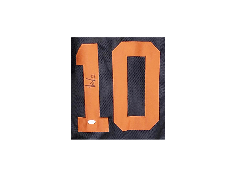 Vince Young Autograph￼ed Texas College Black Football Jersey (JSA)