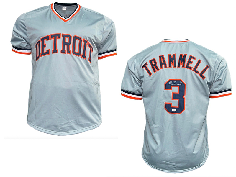 Alan Trammell Autographed Pro Style White Detroit Baseball Jersey (JSA –  Golden Autographs