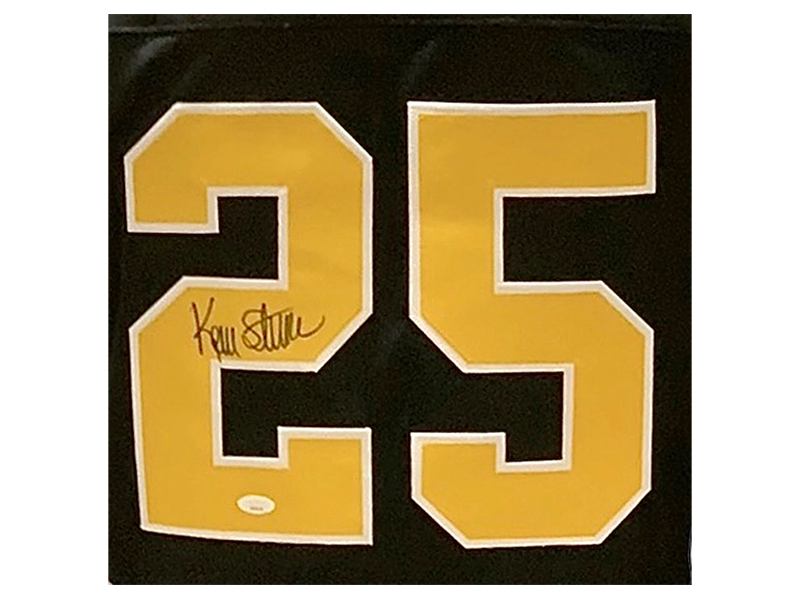 Kevin Stevens Autographed Pittsburgh Pro Style Hockey Jersey Black (JSA)