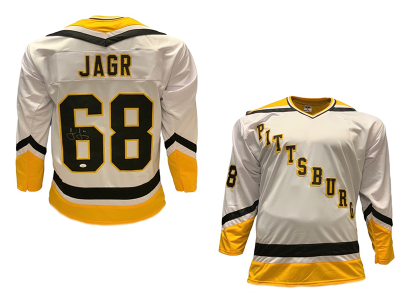 Jaromir Jagr Pittsburgh Penguins Signed White Fanatics Jersey